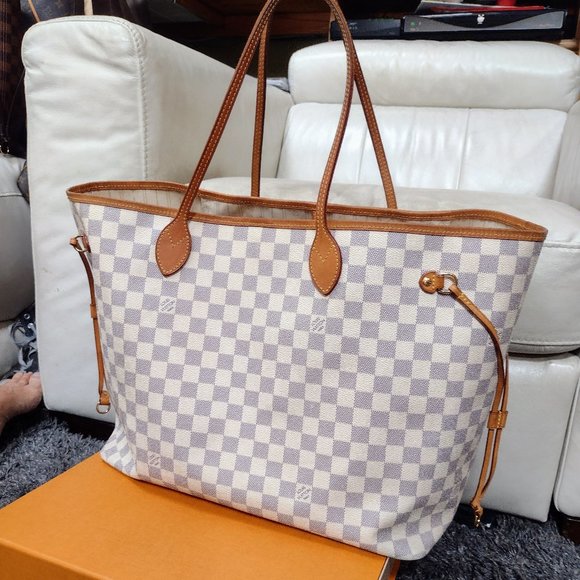 Louis Vuitton Handbags - Louis Vuitton Neverfull Azur GM